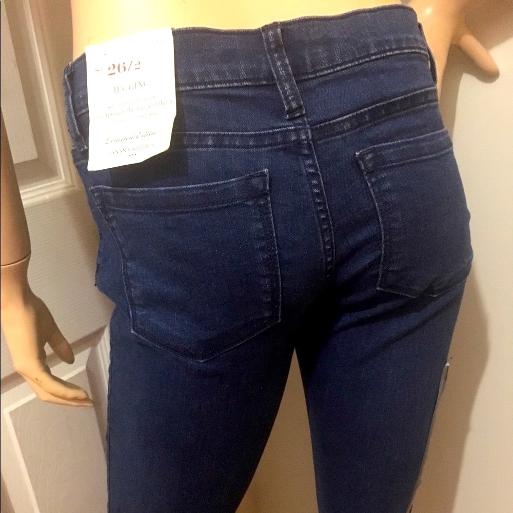 Banana Republic Denim Long Jegging Skinny Jeans  2 - Picture 7 of 8